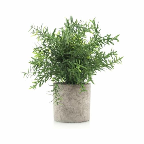 Velener Artificial Potted Rosemary Plants- Rustic Farmhouse Topiary Shrubs for Decoration Centerpieces Living Room Shelf Bedroom Aesthetic Green Bathroom Accessories Boho Small Desk Plant Office