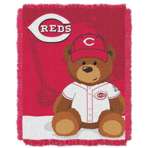 The Northwest Company MLB Arizona Diamondbacks Unisex-Baby Woven Jacquard Tapestry Throw Blanket 36 x 46 Field Bear