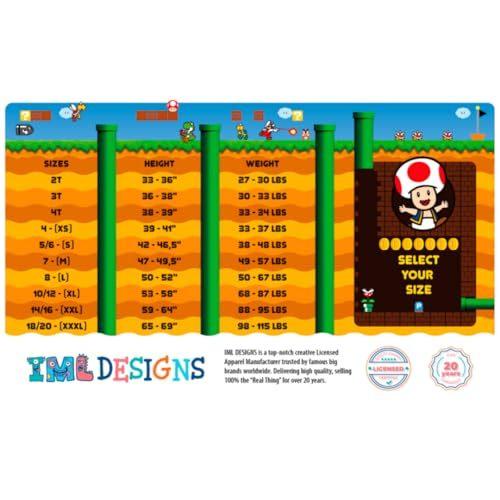 14-16 Nintendo Donkey Kong Boys Bomber Jacket Super Zip Up Jacket for Big and Little Kids Donkey Kong Varsity Jacket Casual Coat (Brown Size)