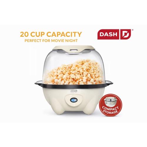 DASH SmartStore Deluxe Stirring Popcorn Maker Hot Oil Electric Popcorn Machine