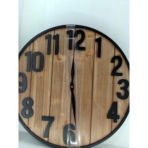 Farmhouse Wall Clock Large, Large Wall Clock 24 Inches or Larger for Living Room - Giant Oversized Vintage Decorative Clocks for Walls and Large Bold Living Room Decor