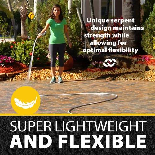 5/8 in. Dia. x 100 ft. Heavy-Duty Stainless Steel Garden Hose