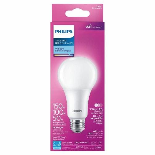 150/100/50-Watt Equivalent A21 3 Way LED Light Bulb 5000K 1-Pack