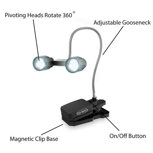 Adjustable LED Grill Light