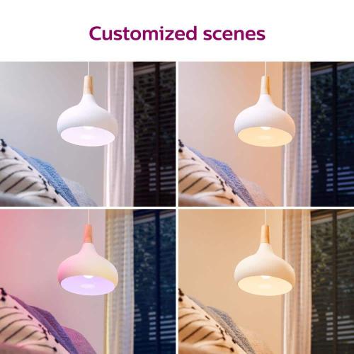 Color and Tunable White A19 LED 60-Watt Equivalent Dimmable Smart Wi-Fi Wiz Connected Wireless Light Bulb (2-Pack)