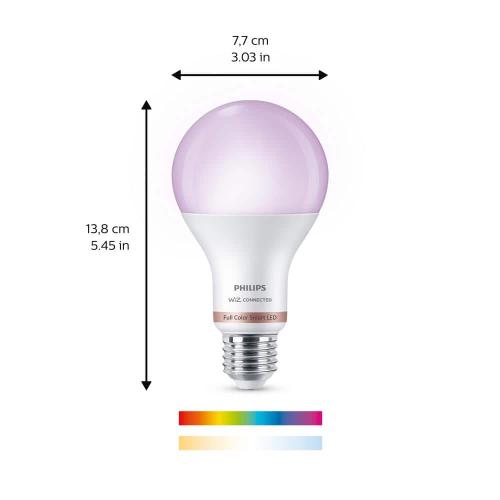 Color and Tunable White A21 LED 100-Watt Equivalent Dimmable Smart Wi-Fi Wiz Connected Wireless LED Light Bulb