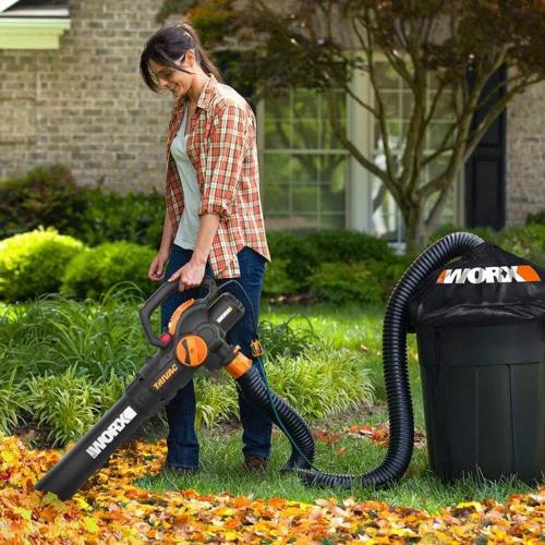 70 MPH 620 CFM 12 Amp Electric Leaf Blower Mulcher and Vacuum