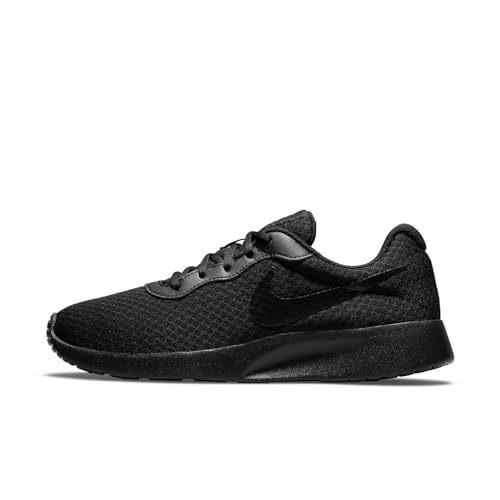 Nike Tanjun Womens DJ6257-002 (Black/Black-Barely Volt) Size 12