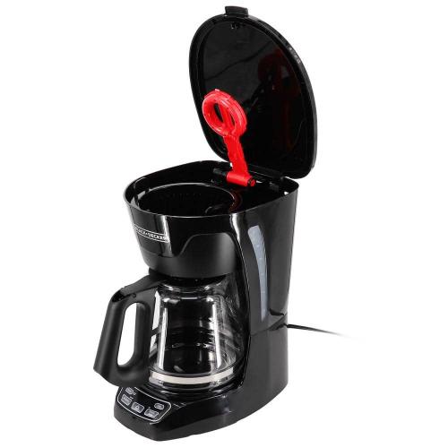 12- Cup Programmable Coffee Maker with Vortex Technology in Black