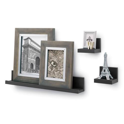 2 lb. Medium Slate Display Ledges (2 Ledges, 8 Strips)