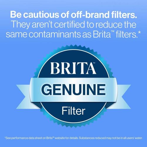 Brita UltraMax 27-Cup Extra Large Filtered Water Dispenser in Gray with 1-Standard Filter, BPA Free