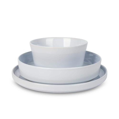 Celina 12-Piece Dinnerware Set Stoneware, Service for 4, White