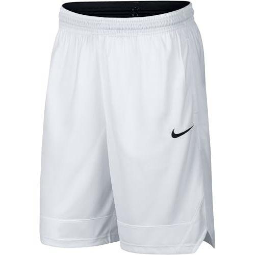 Nike Dri-FIT Icon Men's basketball shorts Athletic shorts with side pockets White/White/Black 2XL