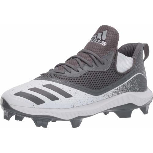 adidas mens Icon V Bounce Tpu Cleats Baseball Shoe Ftwr White/Silver Met Ftwr White 11.5 US
