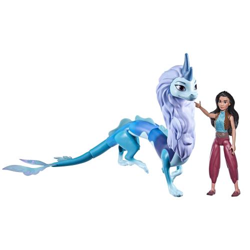Disney Princess Disney's Raya and The Last Dragon Color Splash Raya and Sisu Dragon Water Toy for Kids 3 and Up