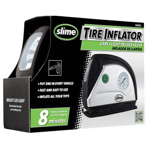 Slime 12V Standard Tire Inflator with LED Light