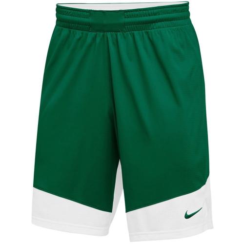 Nike Mens Team Pracatice Shorts Green/White X-Large