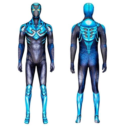 XXL Blue Beetle Cosplay Costume Jaime Reyes Cosplay Jumpsuit