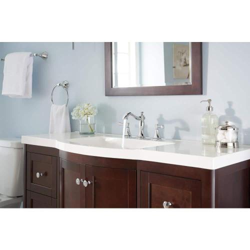 Cassidy 8 in. Widespread 2-Handle Bathroom Faucet with Metal Drain Assembly in Chrome