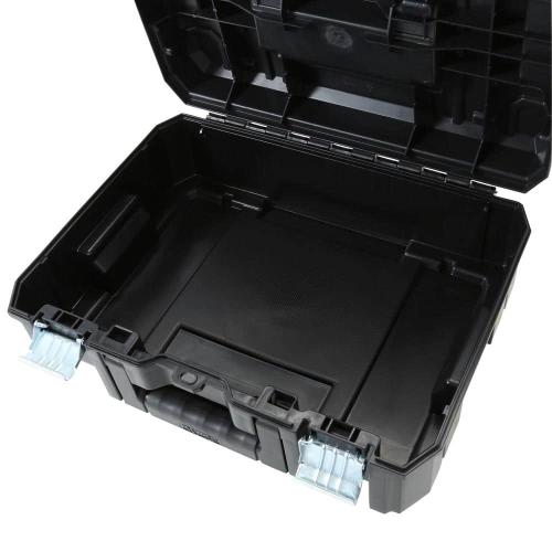 TSTAK II 13 in. Stackable Flat Top Tool Storage Case