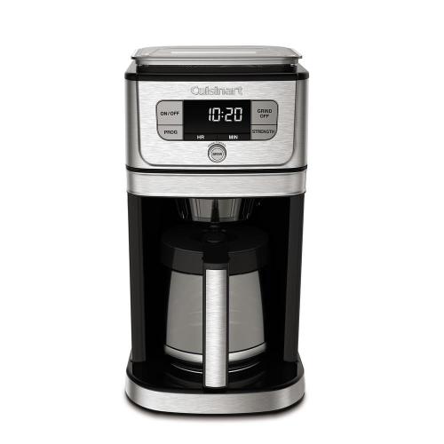 Burr Grind and Brew 12-Cup Stainless Steel Drip Coffee Maker