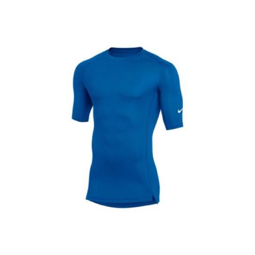 Nike Mens Pro Fitted Half Sleeve Tee (XX-Large Royal)