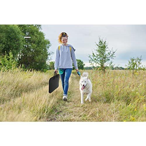 Ruff 'N Ruffus Portable Foldable Pet Playpen + Carrying Case & Collapsible Travel Bowl | Indoor/Outdoor use | Water Resistant | Removable Shade Cover (Extra Large)