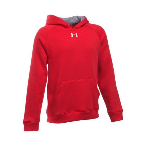 Under Armour Men's UA Every Team Fleece Hoodie - Medium - Red/ White