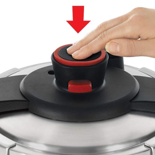 8 qt. Stainless Steel Stove Top Pressure Cooker with Steam Basket
