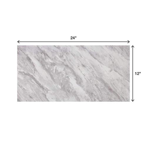 Newgate Gray Marble Matte 12 in. x 24 in. Glazed Ceramic Floor and Wall Tile (15.04 sq. ft./Case) 2PK