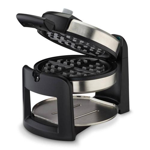 1000 Watt Single Flip Stainless Steel Belgian Waffle Maker
