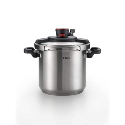 8 qt. Stainless Steel Stove Top Pressure Cooker with Steam Basket