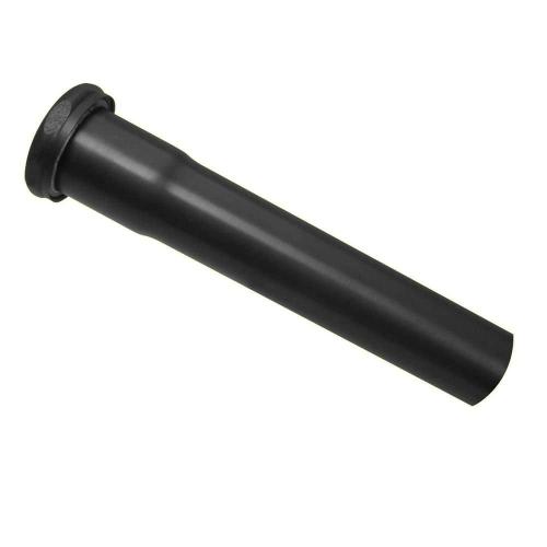 Size 1-1/4 in. OD x 8 in. Color Black Slip Joint Extension Tube in Matte Black