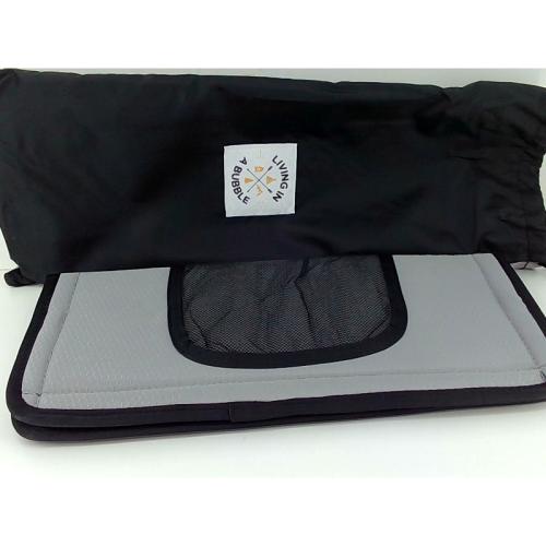 Living in a Bubble RV Door Window Shade Foldable Magnetic Blackout Caravan Window Cover. UV Protection Heavy Duty Camper Trailer Door Windows Covering (16x25)