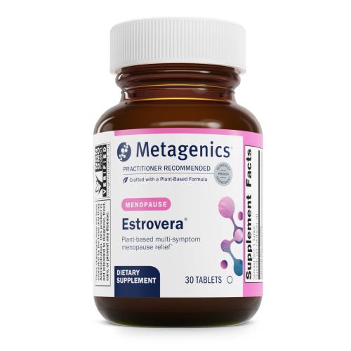 Metagenics Estrovera - All-Natural Hormone-Free Menopause Support - for Hot Flashes Menopause Relief & Night Sweats - Gluten-Free - Vegetarian - Non-GMO - 30 Tablets