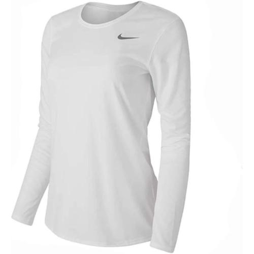 Nike womens LonGrade Schoolleeve Legend T Shirt X-Large White