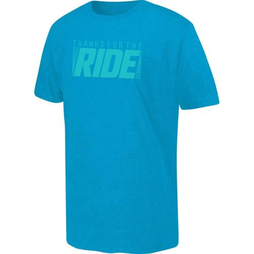 ASICS Adult Thanks for The Ride T-Shirt Turquoise XX-Large