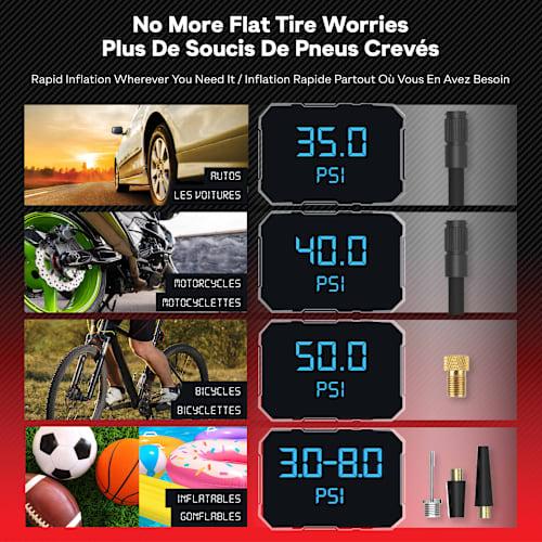 Bullseye Pocket Air Mini 7.4V Rechargeable Tire Inflator