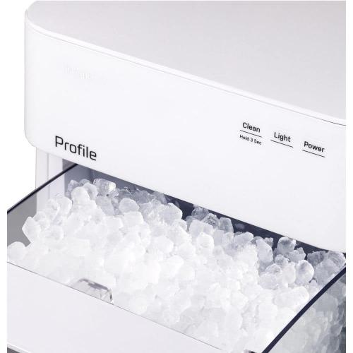 GE Profile Profile Opal 2.0 38 lbs. Ultra Nugget Ice Maker with Scale Inhibiting Filter, with Wifi in White