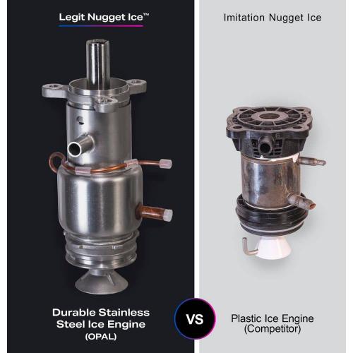 GE Profile Profile Opal 2.0 38 lbs. Ultra Nugget Ice Maker with Side Tank & Scale Inhibiting Filter, with Wifi in Black