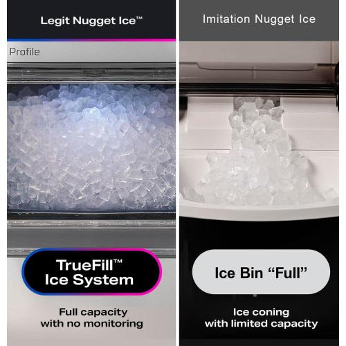 GE Profile Profile Opal 2.0 38 lbs. Ultra Nugget Ice Maker with Side Tank & Scale Inhibiting Filter, with Wifi in Black