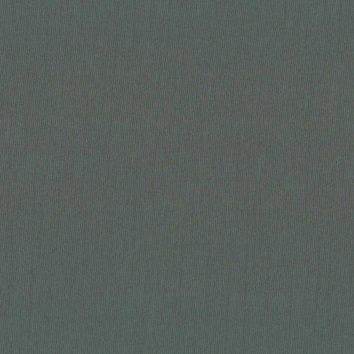 Dusty Blue Faux Silk Rod Pocket Blackout Curtain - 52 in. W x 36 in. L