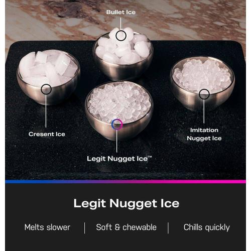 GE Profile Profile Opal 2.0 38 lbs. Ultra Nugget Ice Maker with Scale Inhibiting Filter, with Wifi in White