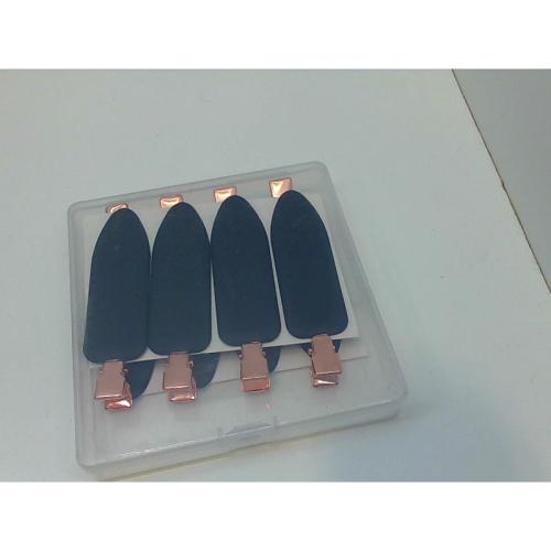 Ainiya Large Creaseless Hair Clip No Crease Clips No Bend Hair Clips Black Makeup Clip Hair Styling Accessories for Women Girls（8 Pack）