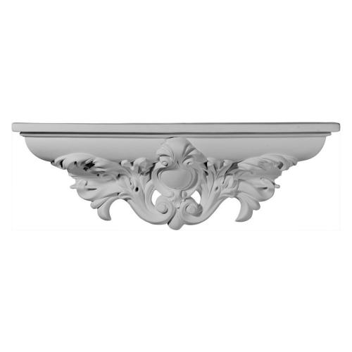 Acanthus 7.13 H x 23.25 W x 3.88 D Leaf Shelf