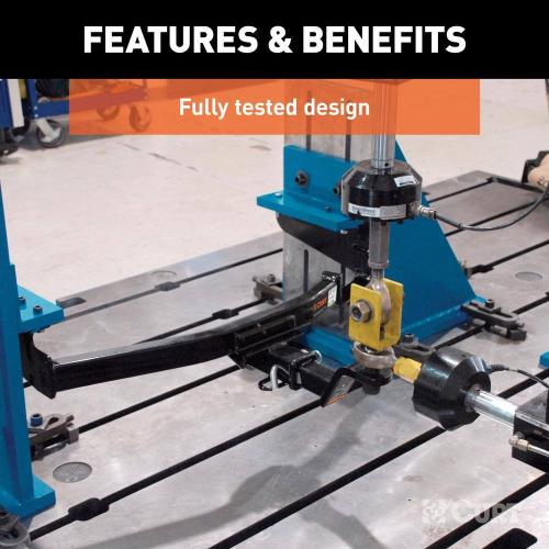 Class 3 Trailer Hitch, 2 Receiver, Select Silverado, Sierra 2500, 3500 HD (Round Tube Frame), Towing Draw Bar