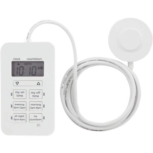 Digital Timer with On/Off Tether, 2-Polarized Outlets
