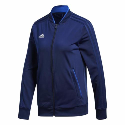 adidas Women's Condivo 18 Polyester Jacket Dark Blue/White X-Large
