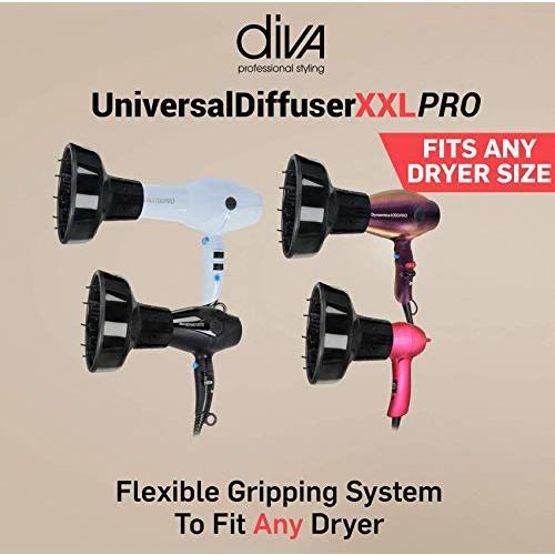 Diva Pro Styling XXL Pro Diffuser Flexible Gripping System to Fit Any Dryer