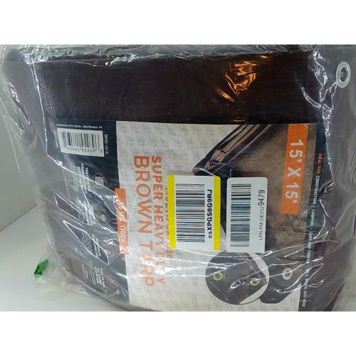 XPOSE SAFETY Other Accessories SUPER HEAVY DUTY BROWN TARP Home Accessory